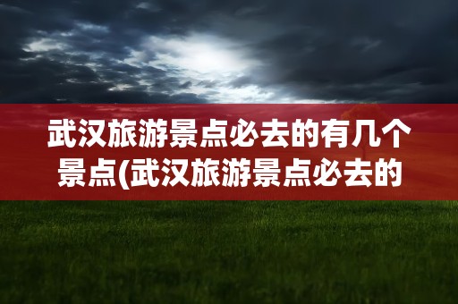 武汉旅游景点必去的有几个景点(武汉旅游景点必去的有几个景点图片)