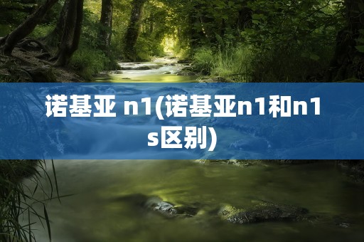 诺基亚 n1(诺基亚n1和n1s区别)