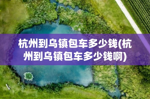 杭州至乌镇：交通攻略大揭秘，450元租车VS28元公交，你选哪个？