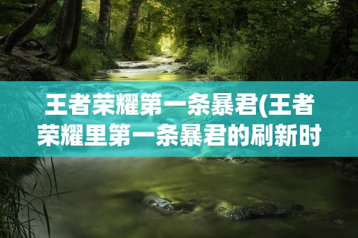 王者荣耀第一条暴君(王者荣耀里第一条暴君的刷新时间是开局多少分钟)