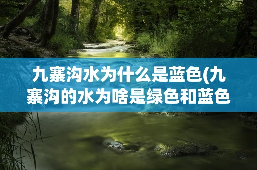 九寨沟水为什么是蓝色(九寨沟的水为啥是绿色和蓝色)