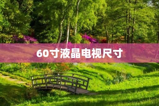 60寸液晶电视尺寸