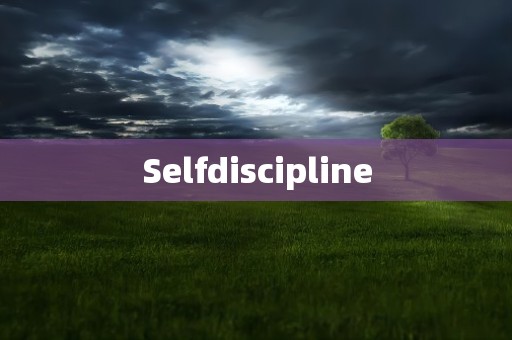 Selfdiscipline