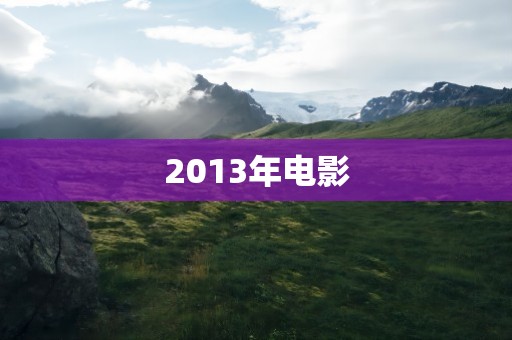 2013年电影