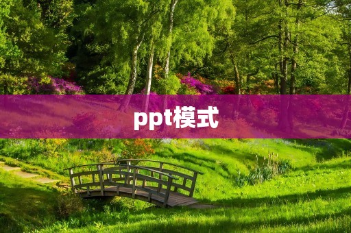 ppt模式