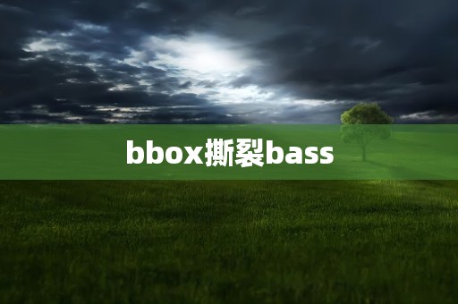 bbox撕裂bass