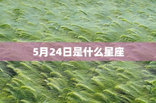 5月24日是什么星座