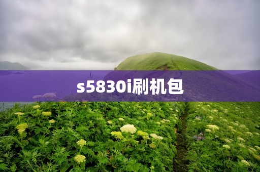 s5830i刷机包