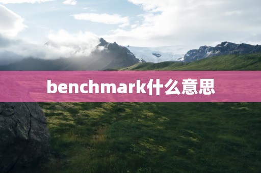 benchmark什么意思