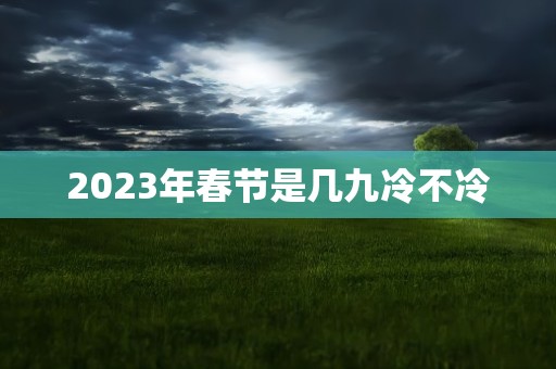 2023年春节是几九冷不冷