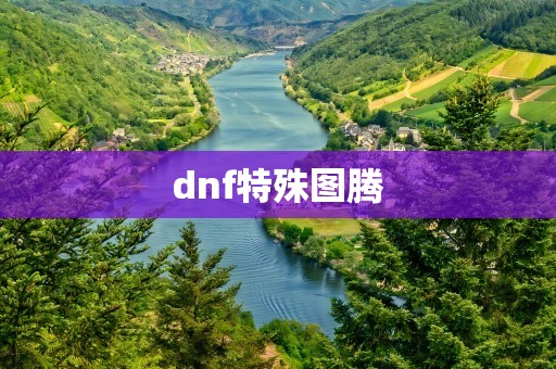 dnf特殊图腾