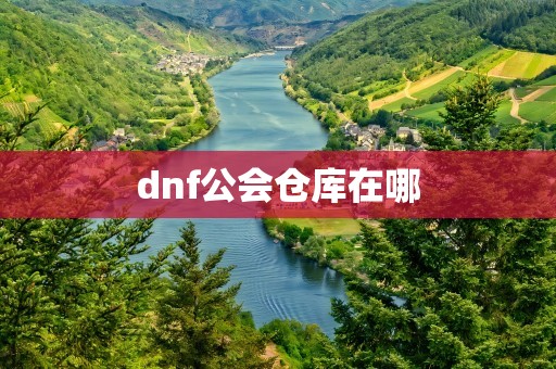 dnf公会仓库在哪