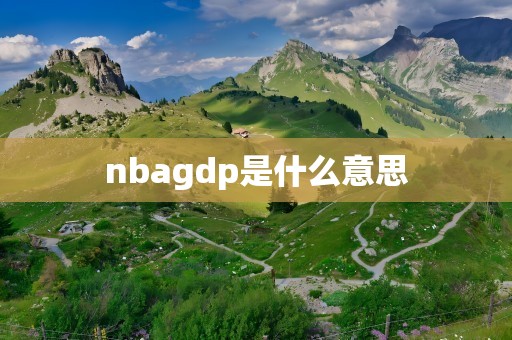 nbagdp是什么意思