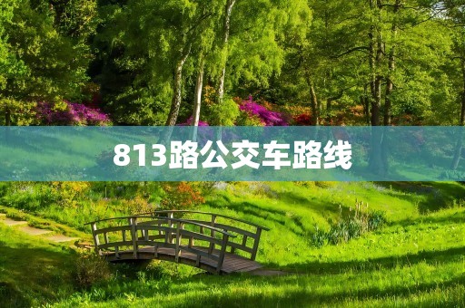 813路公交车路线