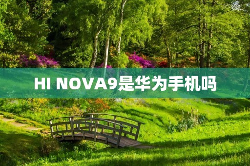 HI NOVA9是华为手机吗