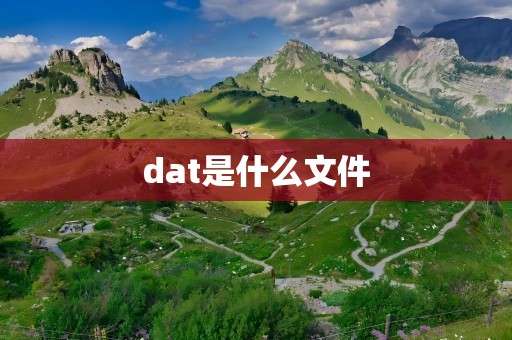 dat是什么文件