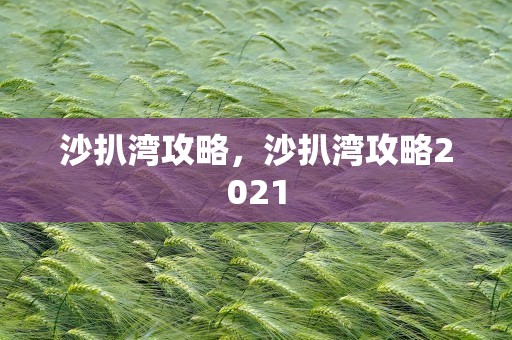 沙扒湾攻略，沙扒湾攻略2021