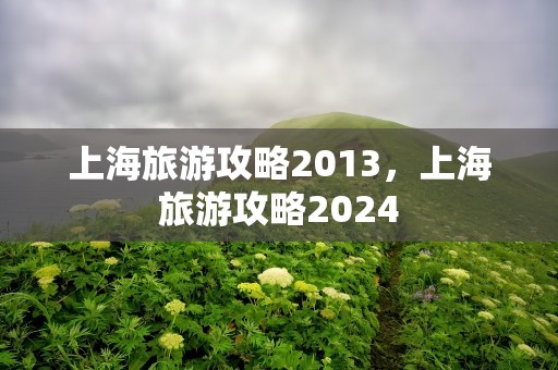 上海旅游攻略2013，上海旅游攻略2024