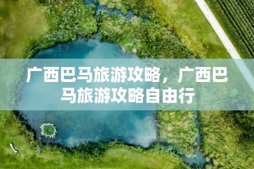 广西巴马旅游攻略，广西巴马旅游攻略自由行