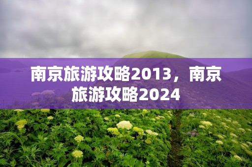 南京旅游攻略2013，南京旅游攻略2024