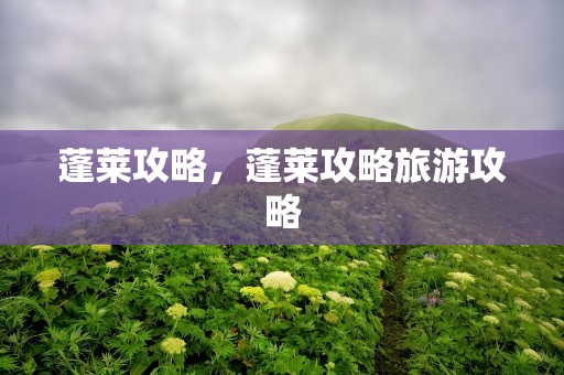 蓬莱攻略，蓬莱攻略旅游攻略