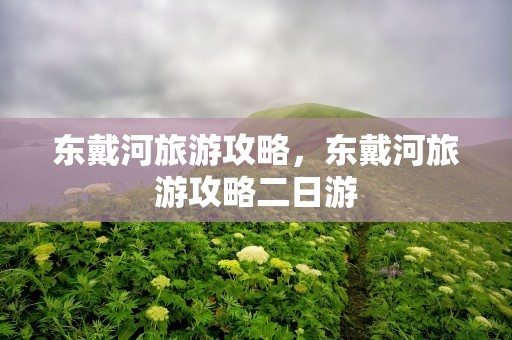 东戴河旅游攻略，东戴河旅游攻略二日游