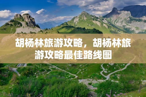 胡杨林旅游攻略，胡杨林旅游攻略最佳路线图