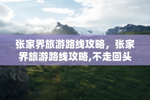 张家界旅游路线攻略，张家界旅游路线攻略,不走回头