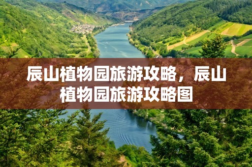 辰山植物园旅游攻略，辰山植物园旅游攻略图