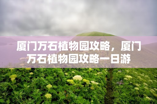 厦门万石植物园攻略，厦门万石植物园攻略一日游