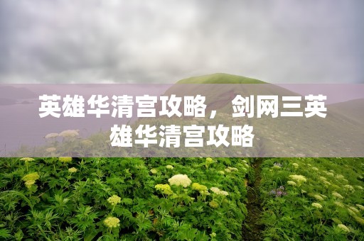 英雄华清宫攻略，剑网三英雄华清宫攻略