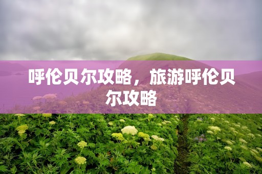 呼伦贝尔攻略，旅游呼伦贝尔攻略