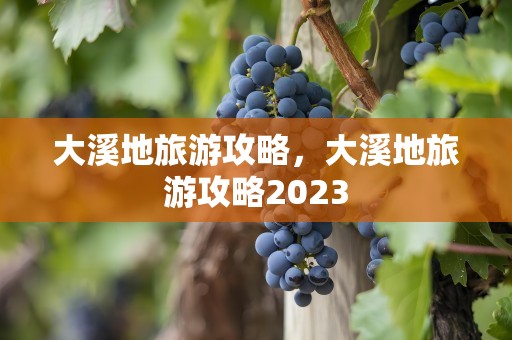 大溪地旅游攻略，大溪地旅游攻略2023