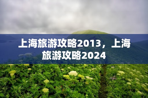 上海旅游攻略2013，上海旅游攻略2024