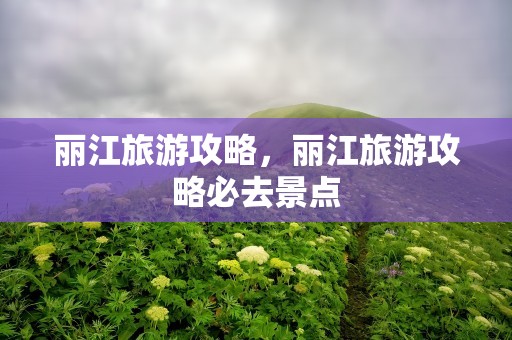 丽江旅游攻略，丽江旅游攻略必去景点