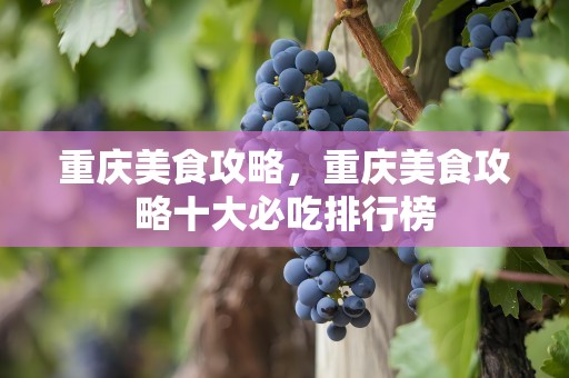 重庆美食攻略，重庆美食攻略十大必吃排行榜