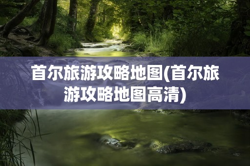 首尔旅游攻略地图(首尔旅游攻略地图高清)