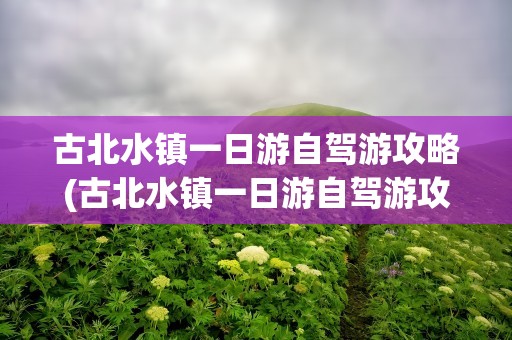 古北水镇一日游自驾游攻略(古北水镇一日游自驾游攻略图)