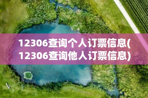 12306查询个人订票信息(12306查询他人订票信息)