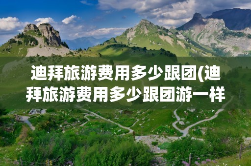 迪拜旅游费用多少跟团(迪拜旅游费用多少跟团游一样)