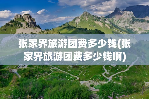 张家界旅游团费多少钱(张家界旅游团费多少钱啊)