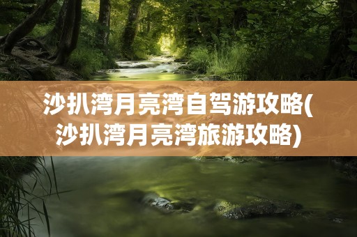 沙扒湾月亮湾自驾游攻略(沙扒湾月亮湾旅游攻略)