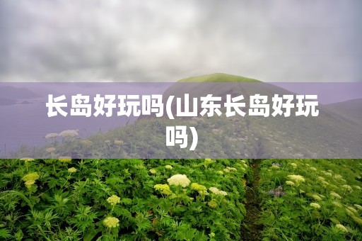 长岛好玩吗(山东长岛好玩吗)